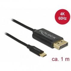 Connecteur de type C ™ USB Dellock Kabel Mode DP-ALT DP 4K 60 Hz 1 M