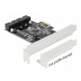 Carte Dellock PCI Express à 2 x fiches de publication USB 3.0 internes