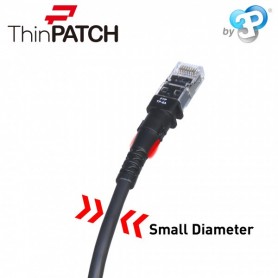PatchSee TP-6A-F/10 câble de réseau Noir 3,1 m Cat6a F/UTP (FTP)