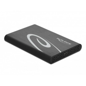 Dellock Logement externe pour 2,5 "SATA HDD / SSD avec super-vitesse USB 10 Gbit / s