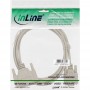 Câble null modem, InLine®, 9 broches fem. sur 25 broches fem. 2m