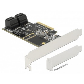 Dellock 5 Port Sata PCI Express X4 Card - Facteur de formulaire de profil bas