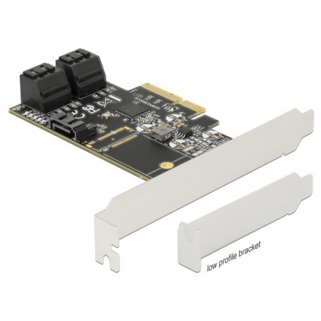 Dellock 5 Port Sata PCI Express X4 Card - Facteur de formulaire de profil bas