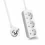  Multiprise CLASSIC 3 prises sans interrupteur Blanc 1,5 m