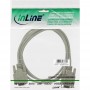 Câble null modem, InLine®, 9 broches fem./fem. 3m, encapsulé