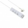  Multiprise ADVANCED - 3 prises - Chargeur USB blanc - 1,5 m - Avec interrupteur
