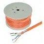  Câble de pose Cat 7, S/FTP, PiMF, LSZH, orange, 500 m