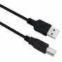  Câble de connexion USB 2.0 A mâle vers B mâle Noir 0,5 m