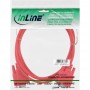 Câble null modem, InLine®, rouge, 9 broches fem./fem. 2m, encapsulé