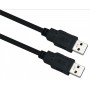 Câble de connexion Helos, USB 3.0 A Plug / A Connecteur, 3,0m, noir
