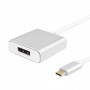  Câble adaptateur USB 3.1 Type-C™ / DisplayPort 1.2 Bu, Premium Argent