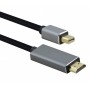 Câble de connexion Helos, Mini Displayport St./hdmi St., Premium 4K, 1,0m, noir