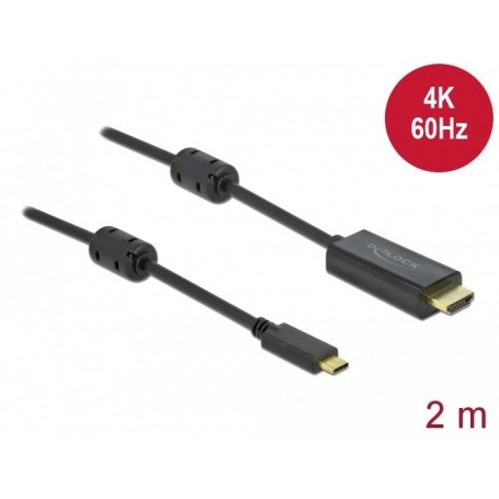  Cable compatible Aktives USB-C to HDMI 4K 2m