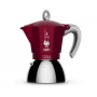 Cafetière italienne moka induction 2 tasses rouge