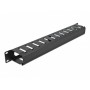 DeLOCK 66550 Accessoire de Racks Panneau de Gestion de câbles