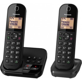 Téléphone sans fil Panasonic avec duo KX -TGC422GB - noir