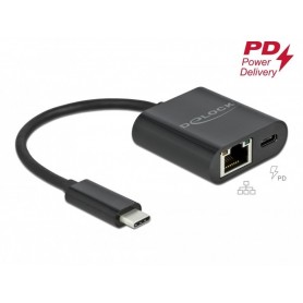 DeLOCK 66644 Station d'accueil avec Fil USB 3.2 Gen 1 (3.1 Gen 1) Type-C Noir