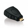  Adaptateur Micro HDMI St./HDMI Bu., Full HD, Basic, Noir
