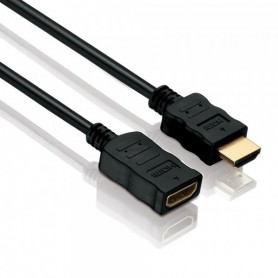  extension, HDMI prise mâle/Buchse avec Ethernet, BASIC, 1,5m