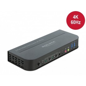 Dellock HDMI KVM Switch 4K 60 Hz avec USB 3.0 et audio