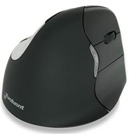 BakkerElkhuizen Evoluent4 Souris Ergonomique Verticale sans Fil Bluetooth pour MacOS Droitier Noir
