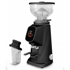  Moulin à café AllGround - Noir vanta - Panneau de commande avec applications chromées - Pour un degré de mouture parfait pour les cafetières expresso, moka et cafetière filtrante