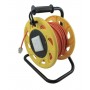 Helos Cable Drum, Cable Câble Cat 7A, mobile, orange / jaune, 50,0 m