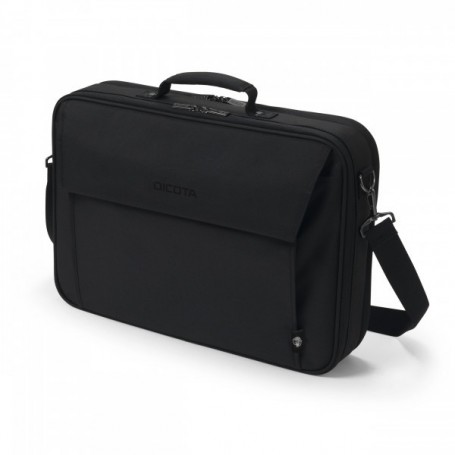  Eco Multi Plus Base 15-17,3 - Sacoche pour Ordinateur Portable avec Rembourrage de Protection et Compartiment pour Documents, Noire