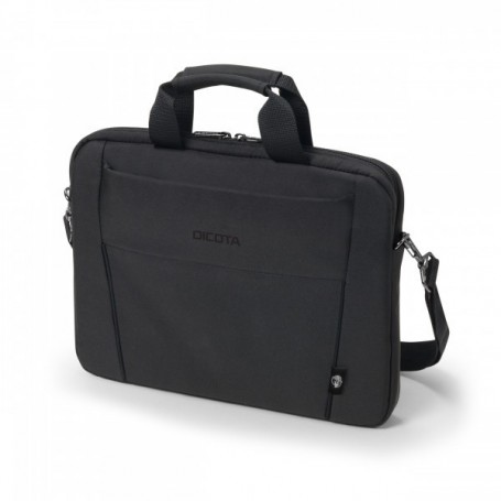  Eco Slim Case Base 13-14,1 - Sacoche Fonctionnelle pour Ordinateur Portable avec Rembourrage de Protection, Noire
