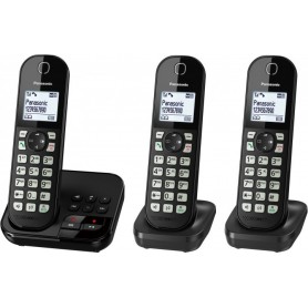 Téléphone sans fil Panasonic avec trio KX -TGC463 - noir