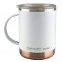 ASOBU Mug isotherme en acier inoxydable avec revêtement intérieur en céramique Blanc, SM30 WHITE