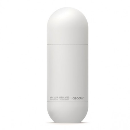ASOBU Orb Bouteille Isotherme Blanc 420 ML