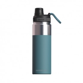 Asobu - Alpine Flask - isolierte Acier affiné Outdoorflasche 530ml Bleue