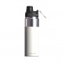 Asobu - Alpine Flask - isolierte Acier affiné Outdoorflasche 530ml Blanc