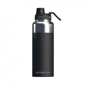 Asobu - Mighty Alpine Flask - isolierte Acier affiné Outdoorflasche 1,2 Liter Noir