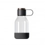 Asobu - Dog Bowl - Flasche aus Tritan avec Hundenapf 1,5 Liter Noir