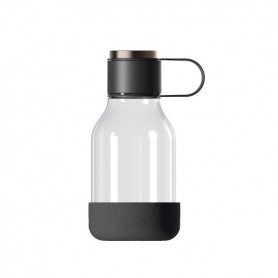 Asobu - Dog Bowl - Flasche aus Tritan avec Hundenapf 1,5 Liter Noir
