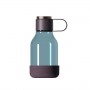 asobu Gamelle pour chien attachée à une bouteille Tritan de 1 litre (bordeaux) TWB20 Bordeaux