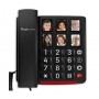 Amplicomms Bigtel 40 Plus, Big Key Téléphone gris foncé