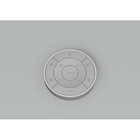 Télécommande Jabra PanaCast 50 -Télécommande universelle permettant de contrôler à distance les fonctions de la PanaCast 50 dans la salle, avec réglage du volume - Gris