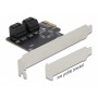 Dellock 4 port SATA PCI Express X1 Carte - Facteur de formulaire de profil bas
