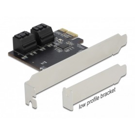 Dellock 4 port SATA PCI Express X1 Carte - Facteur de formulaire de profil bas