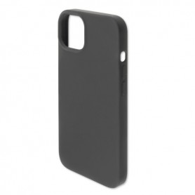 4SMARTS liquide Silicone Cupertino pour Apple iPhone 13 noir