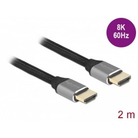  Câble HDMI Ultra High Speed 48 Gbps 8K 60 Hz Gris 2 m