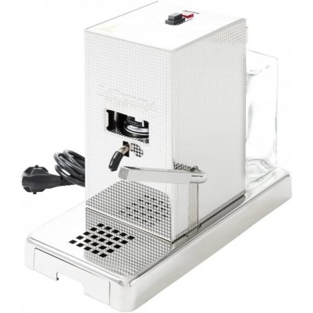La Piccola Perla PICP4S4GXX Machine à expresso italienne pour dosettes ESE Respectueuse de l'environnement et économique en consommation Pour dosettes ESE standard 44 mm Argenté