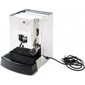 La Piccola Sara Classic Machine à expresso italienne en acier inoxydable pour dosettes ESE, Respecte l'environnement et économique, Pour dosettes ESE standard 44 mm SARCLAA4S4GXX