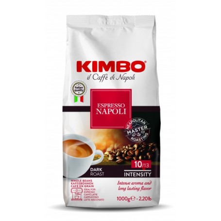 Kimbo - Espresso napoli entiers grains de café 1kg