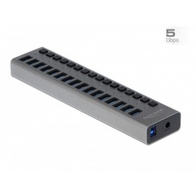 Dellock externe Superspeed USB Hub avec 16 ports + commutateur
