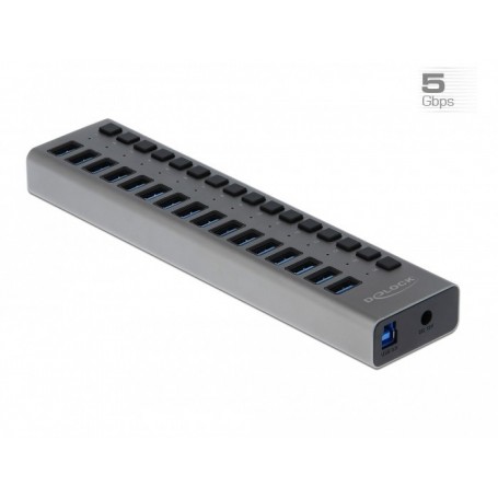 Dellock externe Superspeed USB Hub avec 16 ports + commutateur