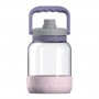 Asobu Barkley Tritan Bouteille avec gamelle Amovible en Silicone pour Chien Rose 1,4 l